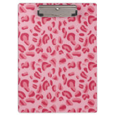 Roze leopard Pattern Klembord (Voorkant)