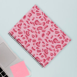 Roze leopard Pattern Notitieboek