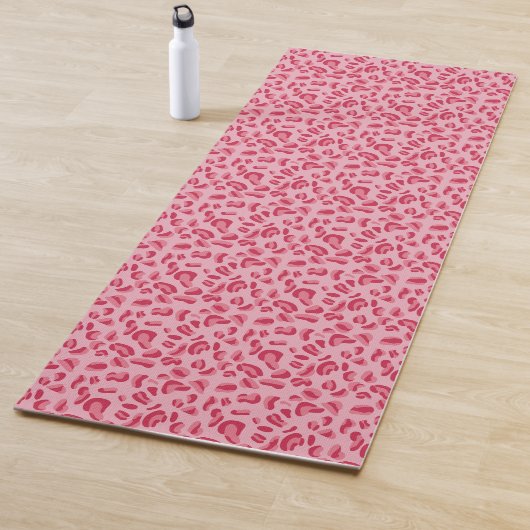 Roze leopard Pattern Yogamat (In situ)