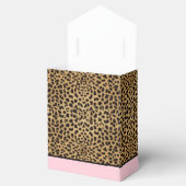 Roze Leopard Princess Baby shower Bedankdoosjes (Geopend)