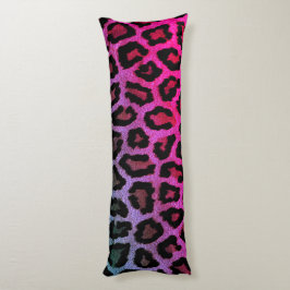 Roze leopard Print Body Pillow Lichaamskussen