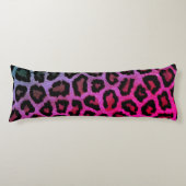 Roze leopard Print Body Pillow Lichaamskussen (Voorkant)