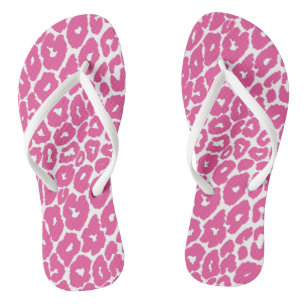 Roze leopard Print Spot Changer Teenslippers