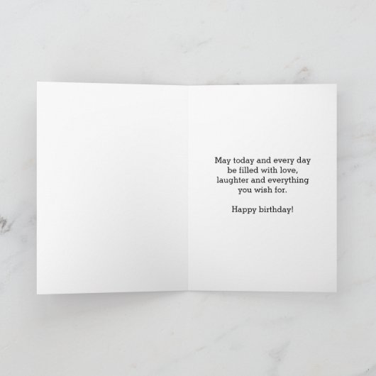 Roze Leopard Silver Glitter 25e Verjaardag Kaart (Binnen)