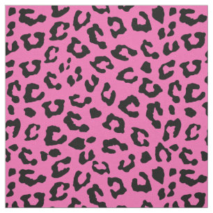 Roze leopard Spot Skin Patroon Stof