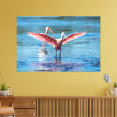 ROZE LEPELBECK 60 X 40 OPGEROLDE CANVASAFDRUK CANVAS AFDRUK (Insitu (Woonkamer))