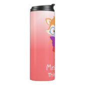 Roze Leraarsgeschenk met Fox Thermosbeker (Gedraaid links)