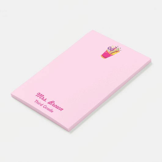  roze lerarenschool Post-it Notities Post-it® Notes (Schuin)