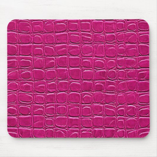💗 Roze leren bureau Chic modern kantoor 💗 Muismat (Voorkant)