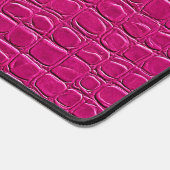 Roze leren bureau decor voor kantoor bureaumat (Hoek)