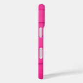 Roze leren weefsel Case-Mate iPhone case (Achterkant / Rechts)