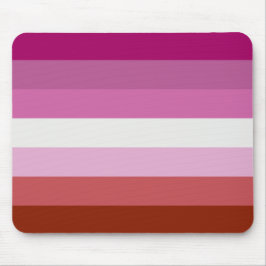 Roze Lesbische Pride-vlag Muismat