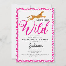 Roze Let's Get Wild Coogar Leopard Bachelorette