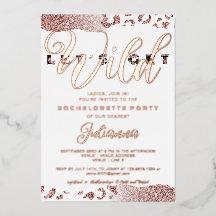 Roze Let's Get Wild Dierenprint Bachelorette Bach