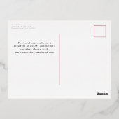 Roze Lets Go Meisjes Bachelorette Party Folie Uitnodiging Briefkaart (Achterkant)