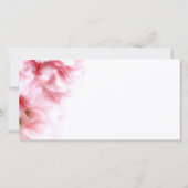 Roze letters Aangepaste foto Hartelijk dank Bedankkaart (Achterkant)