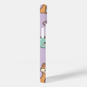Roze Letters Leraar School Patroon Case-Mate iPhone Case (Achterkant / Rechts)