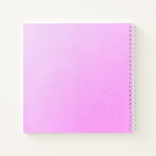 Roze letters voor mijn Daughter Keepomwille Memory Notitieboek (Achterkant)