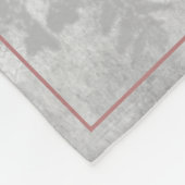 Roze Leuke Sneeuwman Vakantie Fleece Deken (Hoek)