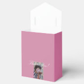 Roze Leuke Trendy Dank je wel Bedankdoosjes (Geopend)
