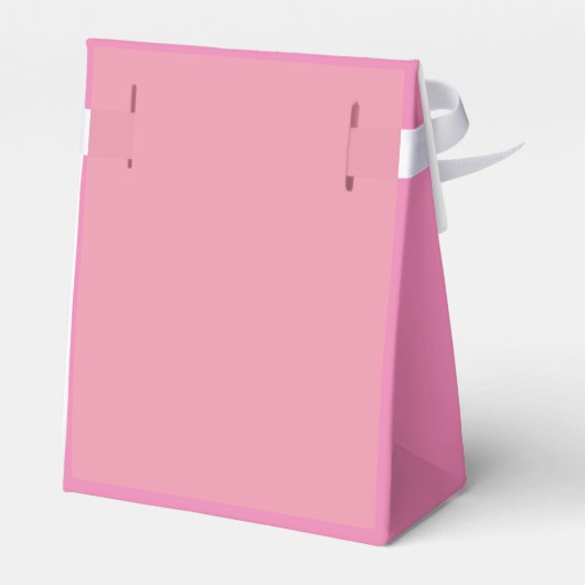 Roze Leuke Trendy Dank je wel Bedankdoosjes (Achterkant)