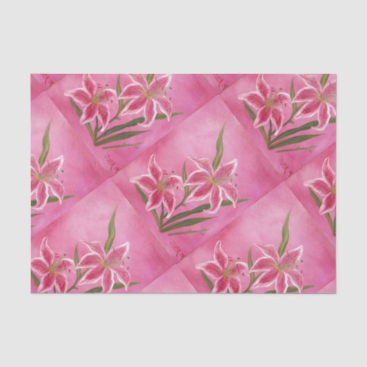 roze lib tissuepapier (Voorkant)