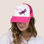 Roze Libel Trucker Pet (In situ)