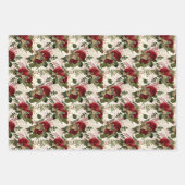 Roze libellen en Rozen Inpakpapier Vel (Voorkant 3)