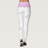 Roze libellen leggings (Achterkant)
