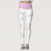 Roze libellen leggings (Voorkant)