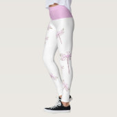 Roze libellen leggings (Links)