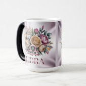 Roze Libra Glyph Lavendel Vormveranderende Mok (Voorkant links)