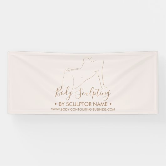 Roze lichaamsmodellering contouring spa spandoek (Horizontaal)