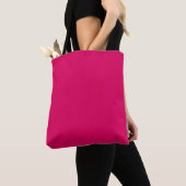 Roze, licht donkerdonkerkleurig tote bag (Dichtbij)