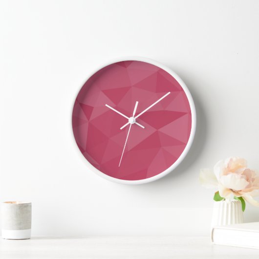 Roze licht geometrisch mesh patroon (Huis)