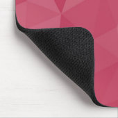 Roze licht geometrisch mesh patroon muismat (Hoek)