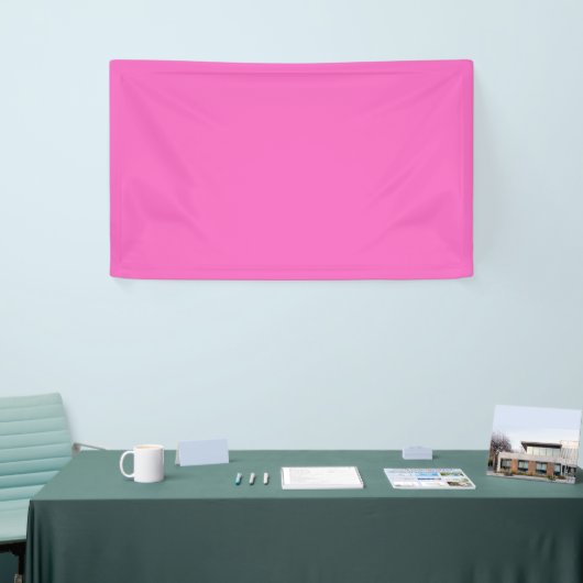 Roze, licht orchidee, met stevige kleur spandoek (Beurs)