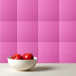 Roze, licht orchidee, met stevige kleur tegeltje<br><div class="desc">Roze vormgeving met een effen,  orchidee kleur.</div>
