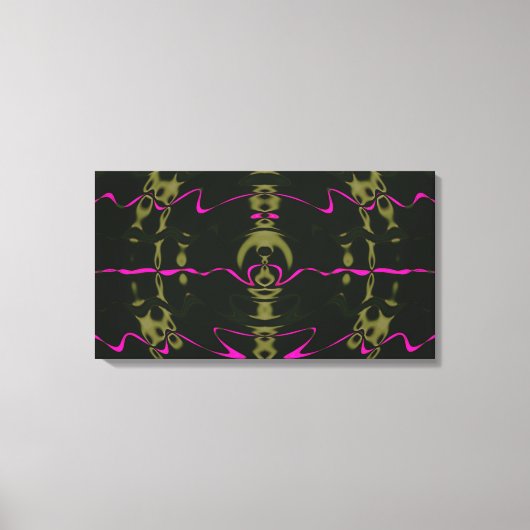 Roze Licht Schilderij Canvas Afdruk (Voorkant)