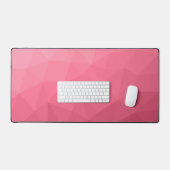 Roze licht verloop geometrisch mesh patroon bureaumat (Keyboard & Muis)