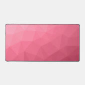 Roze licht verloop geometrisch mesh patroon bureaumat (Voorkant)