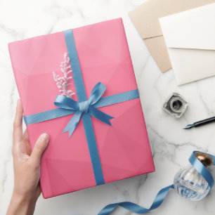 Roze licht verloop geometrisch mesh patroon cadeaupapier