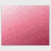 Roze licht verloop geometrisch mesh patroon cadeaupapier (Vlak)