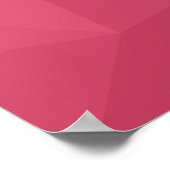 Roze licht verloop geometrisch mesh patroon poster (Hoek)