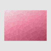 Roze licht verloop geometrisch mesh patroon tissuepapier (Voorkant)