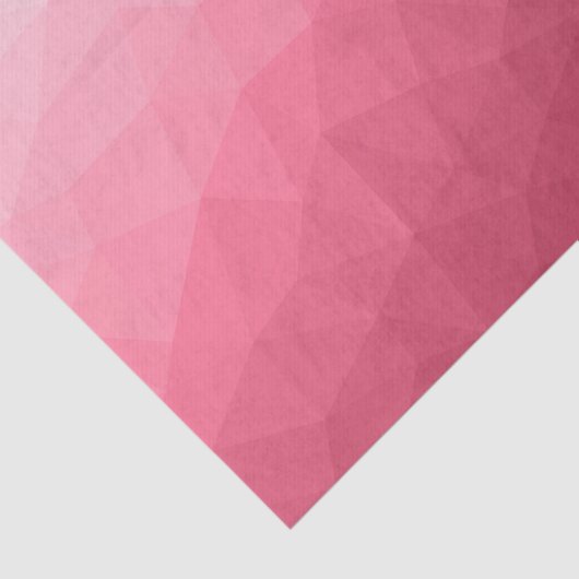 Roze licht verloop geometrisch mesh patroon tissuepapier (Detail)