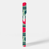 Roze, lichtblauw, Blauwgroen rechthoeken en cirkel Case-Mate iPhone Case (Achterkant / Rechts)