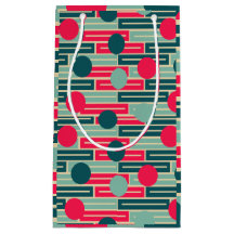 Roze, lichtblauw, Blauwgroen rechthoeken en cirkel