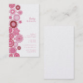 Roze, lichte dames, Visitekaartje bedrijf (Voorkant / Achterkant)