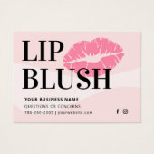 Roze lichte spoeling Kaart voor advies na tercare (Voorkant)